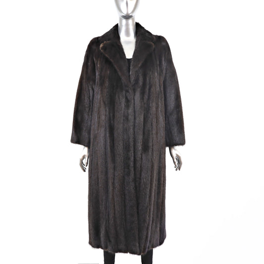 Mahogany Mink Coat- Size M