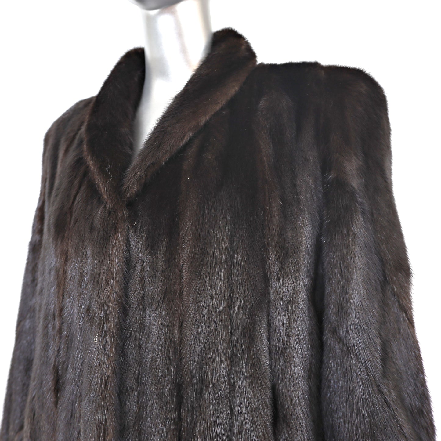 Mahogany Mink Coat- Size M-L