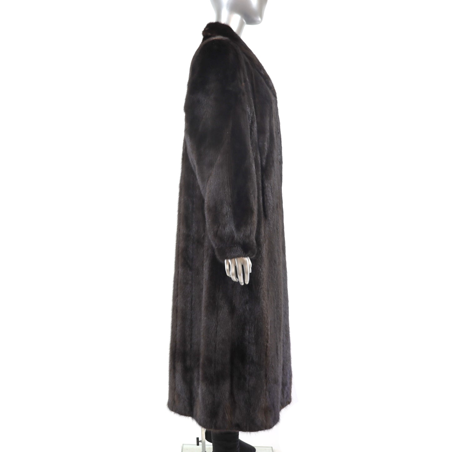 Mahogany Mink Coat- Size M-L