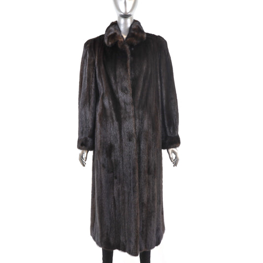 Mahogany Mink Coat- Size M