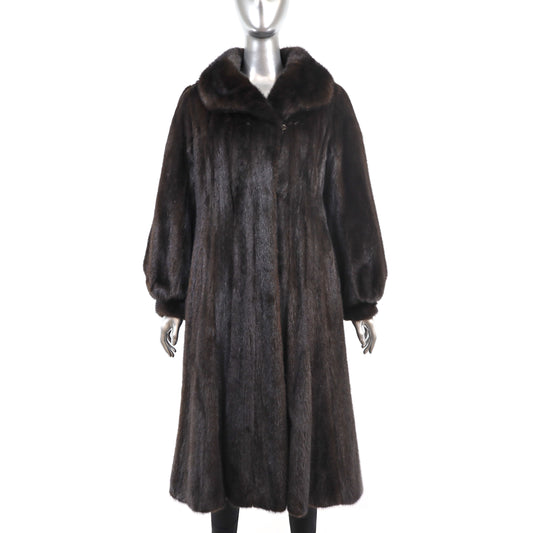 Mahogany Mink Coat- Size S