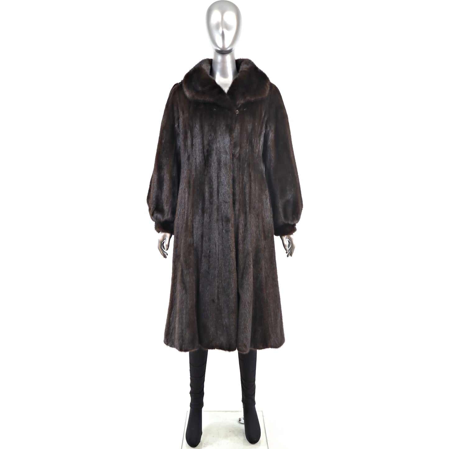 Mahogany Mink Coat- Size S