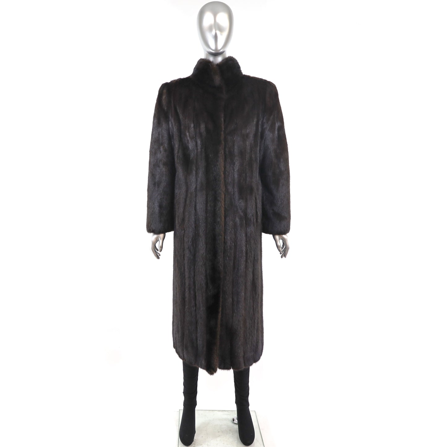 Blackglama Mahogany Mink Coat- Size M