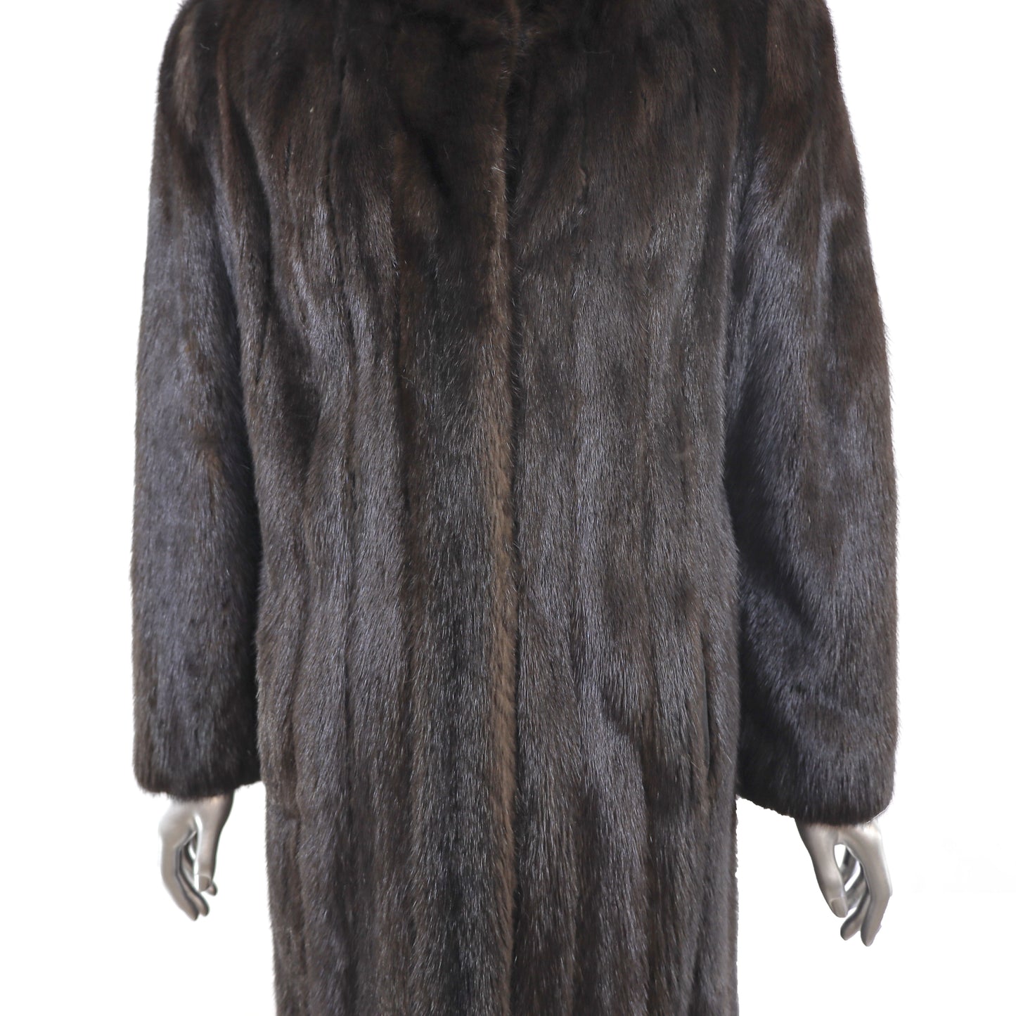 Blackglama Mahogany Mink Coat- Size M