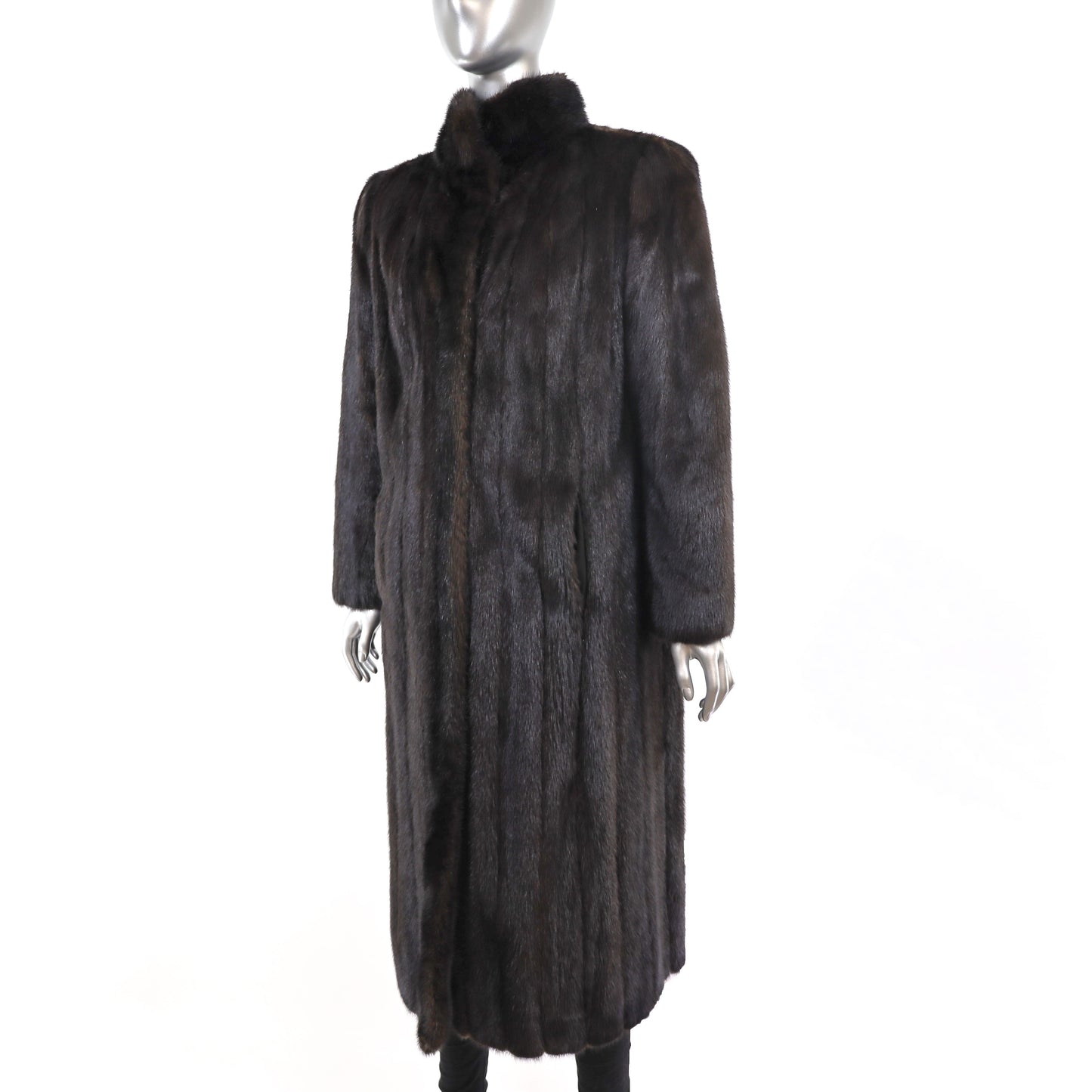 Blackglama Mahogany Mink Coat- Size M