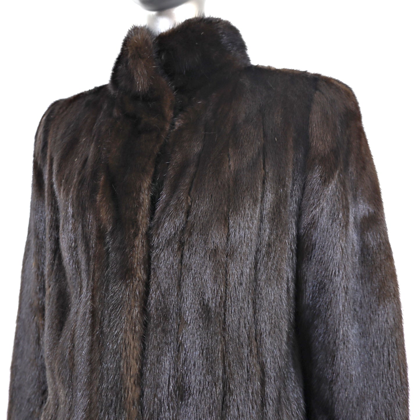 Blackglama Mahogany Mink Coat- Size M