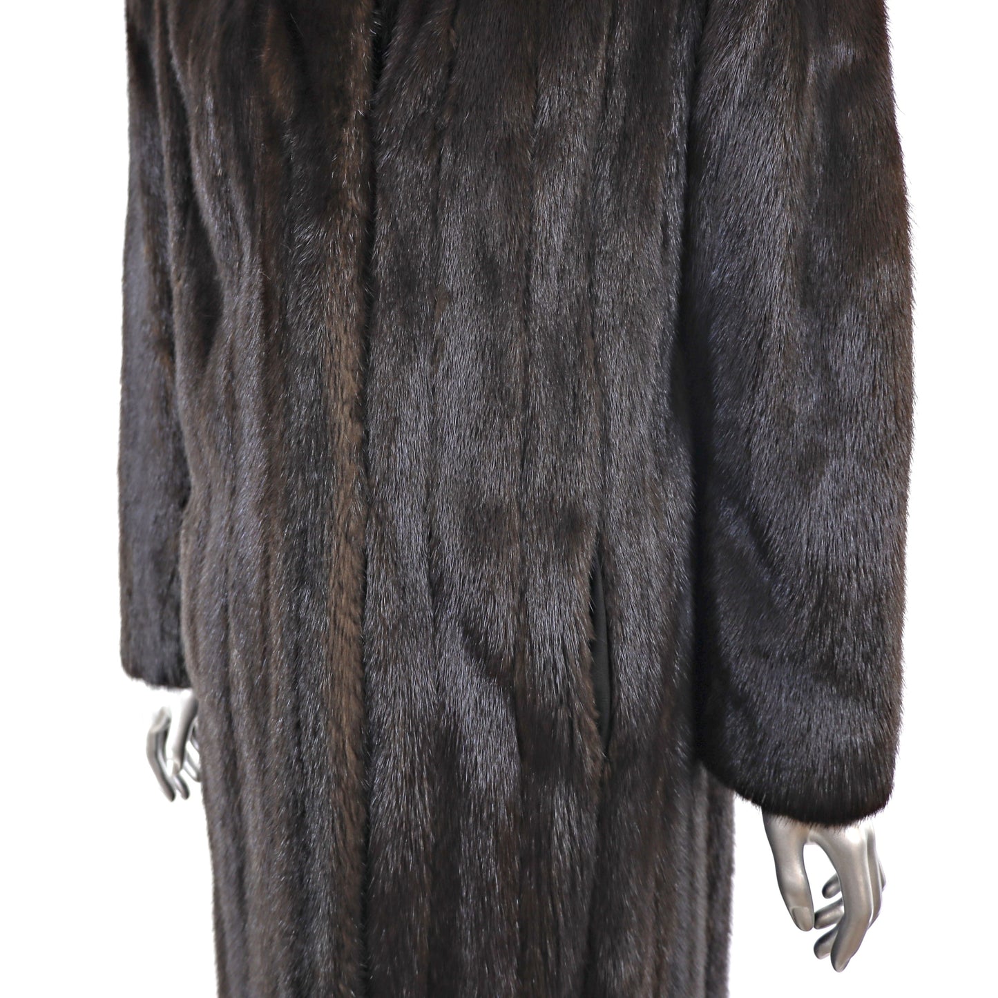 Blackglama Mahogany Mink Coat- Size M