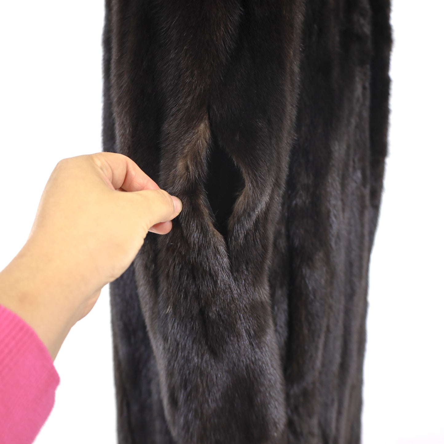 Black Mink Coat- Size S