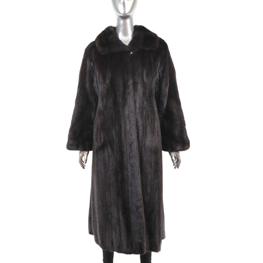 Mahogany Mink Coat- Size M