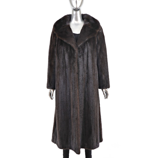 Mahogany Mink Coat- Size S