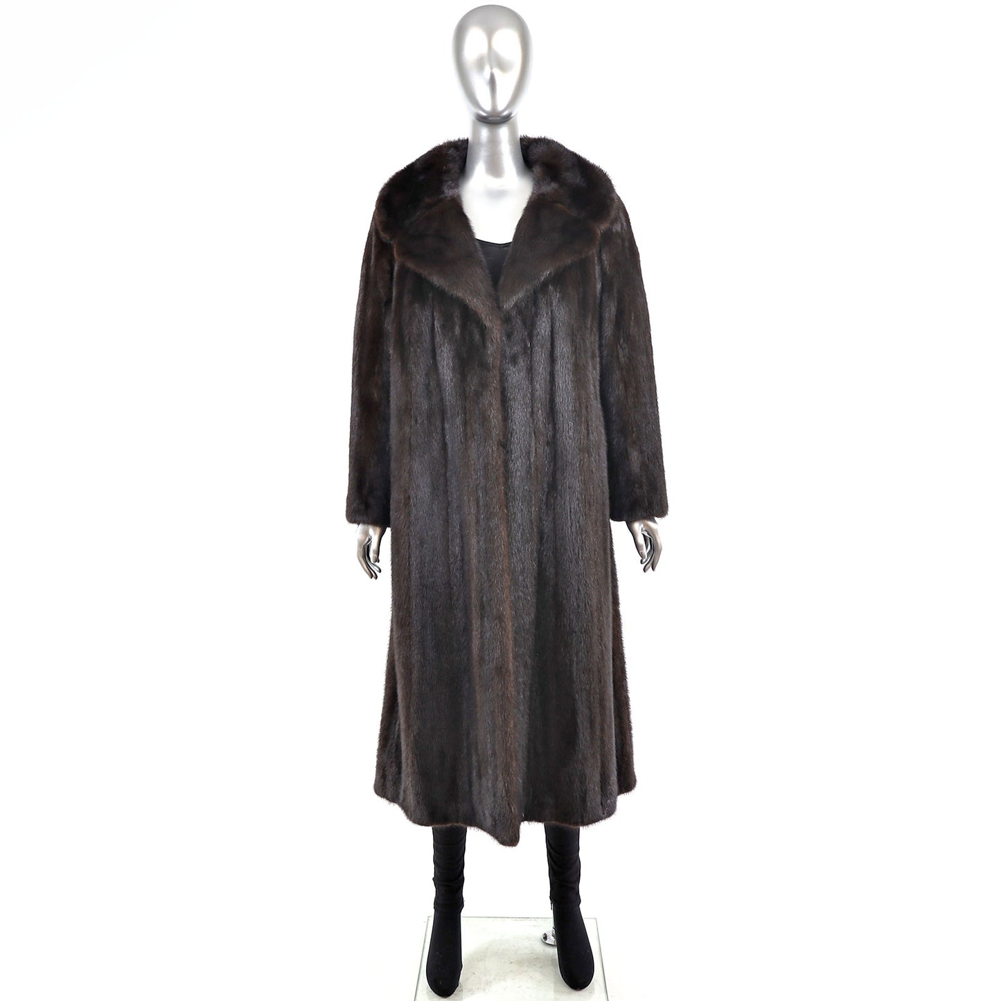 Mahogany Mink Coat- Size S