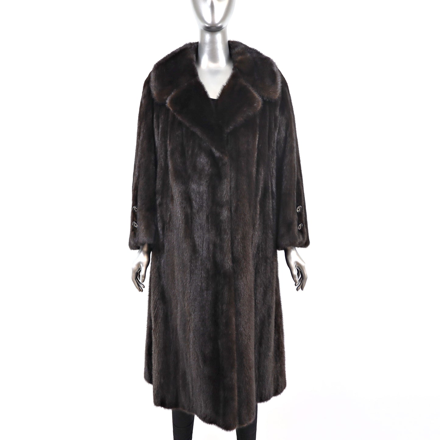 Mahogany Mink Coat- Size L