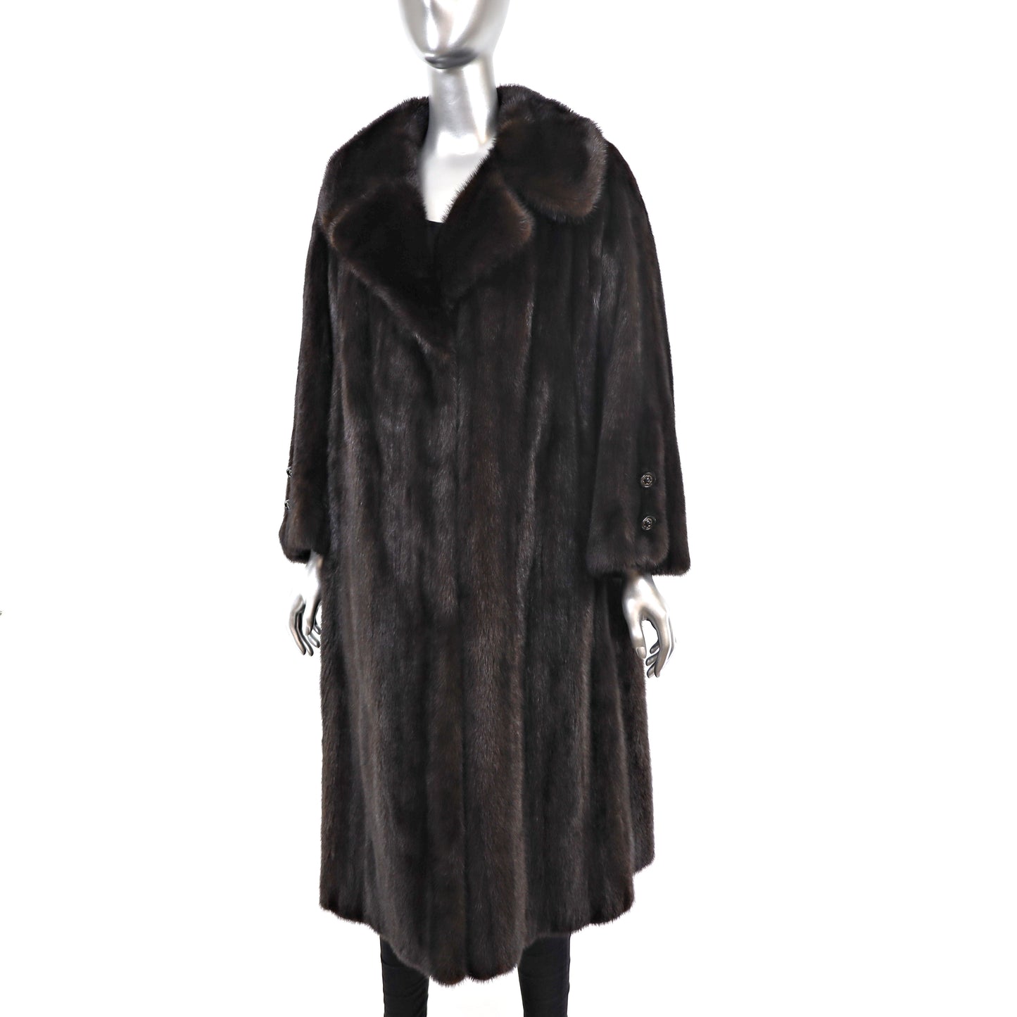 Mahogany Mink Coat- Size L