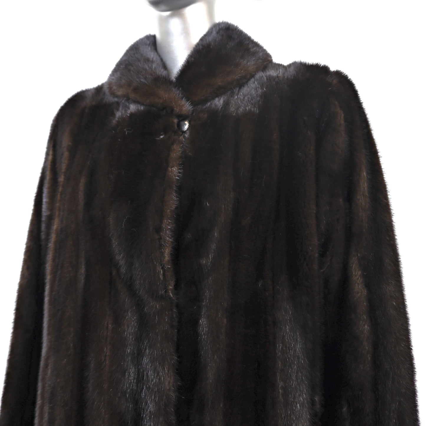 Mahogany Mink Coat- Size L