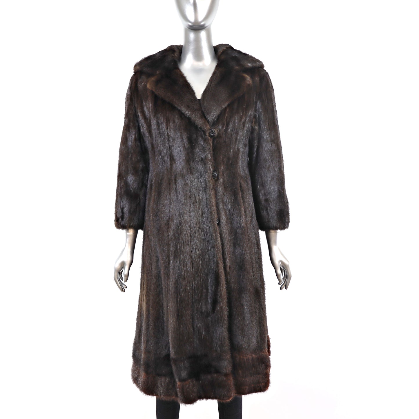 Mahogany Mink Coat- Size XS