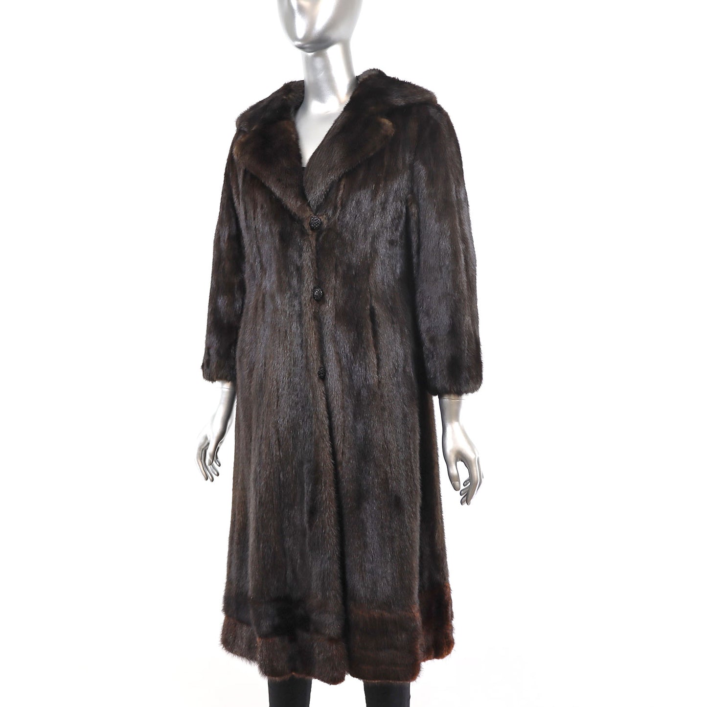 Mahogany Mink Coat- Size XS