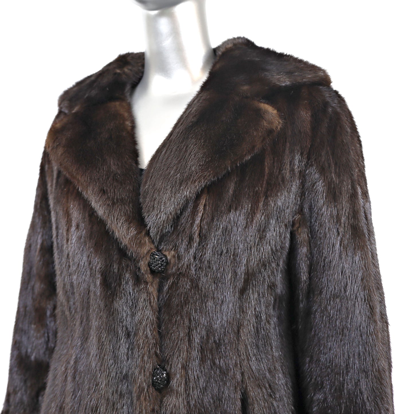 Mahogany Mink Coat- Size XS