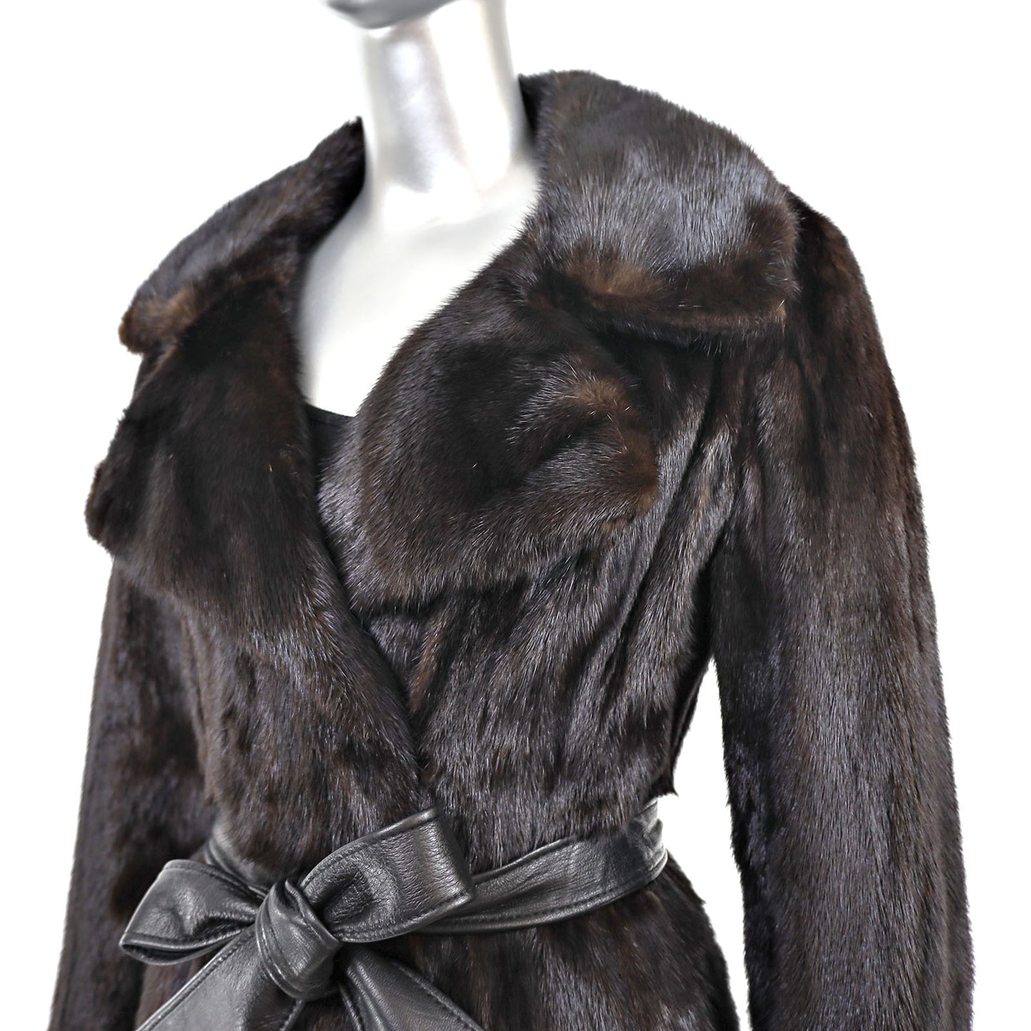 Mahogany Mink Coat- Size S