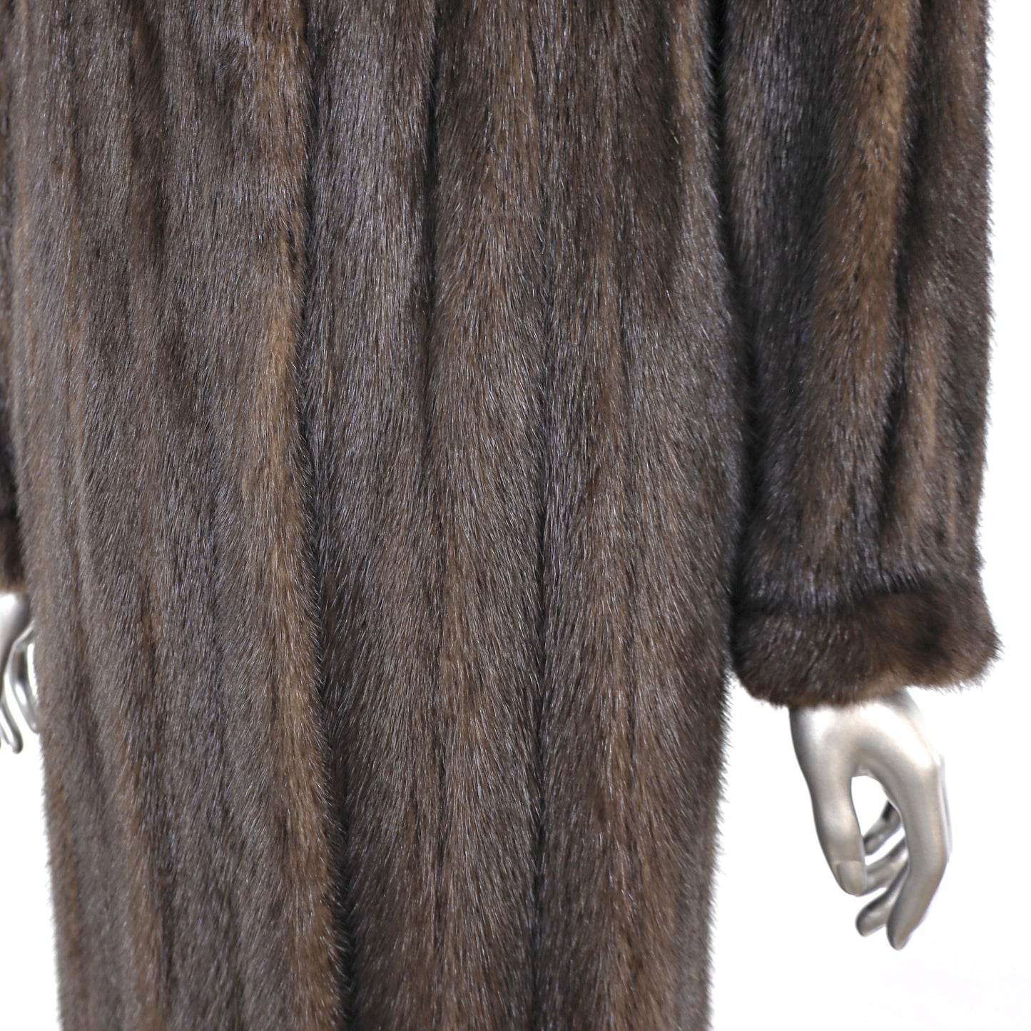 Lord & Taylor Mahogany Mink Coat- Size L