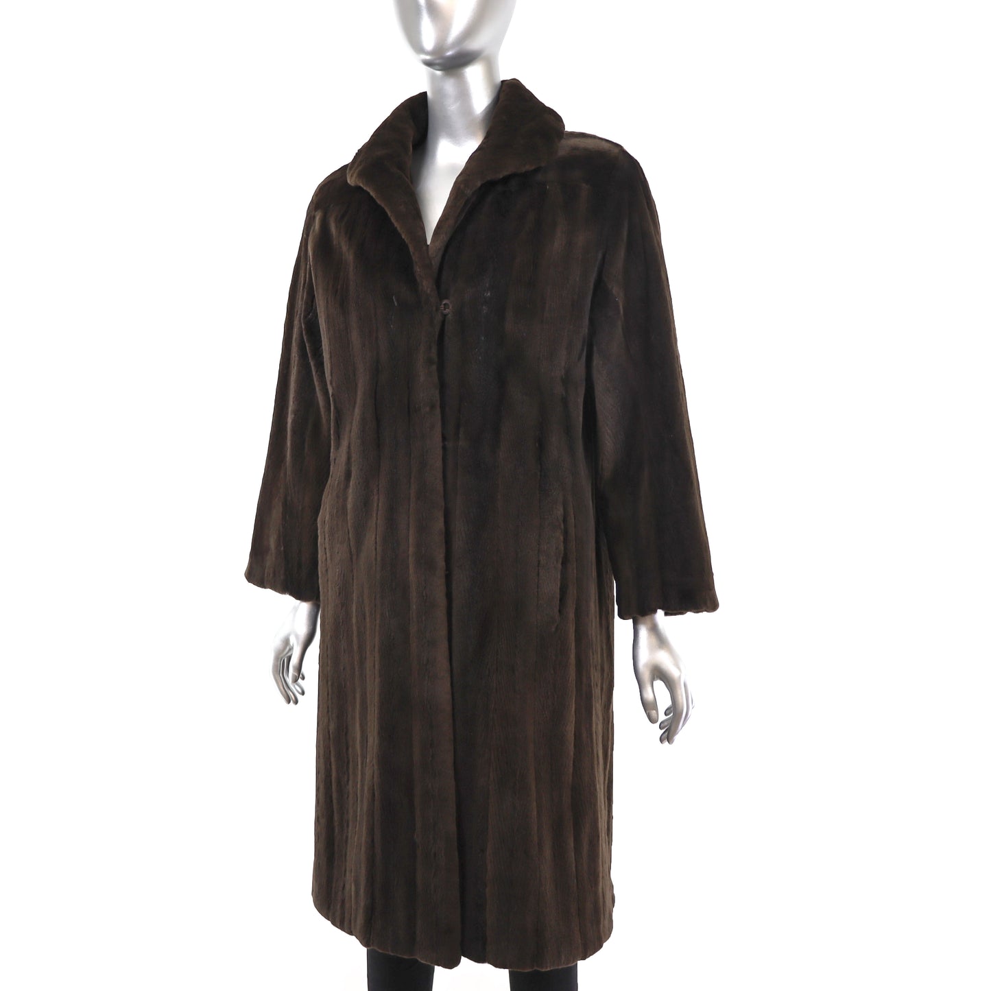 Sheared Mink Coat- Size S