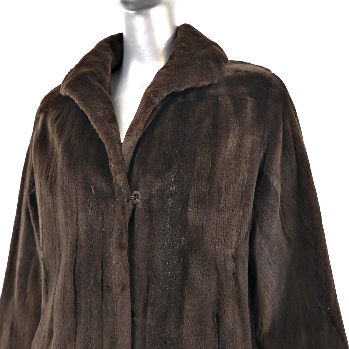 Sheared Mink Coat- Size S