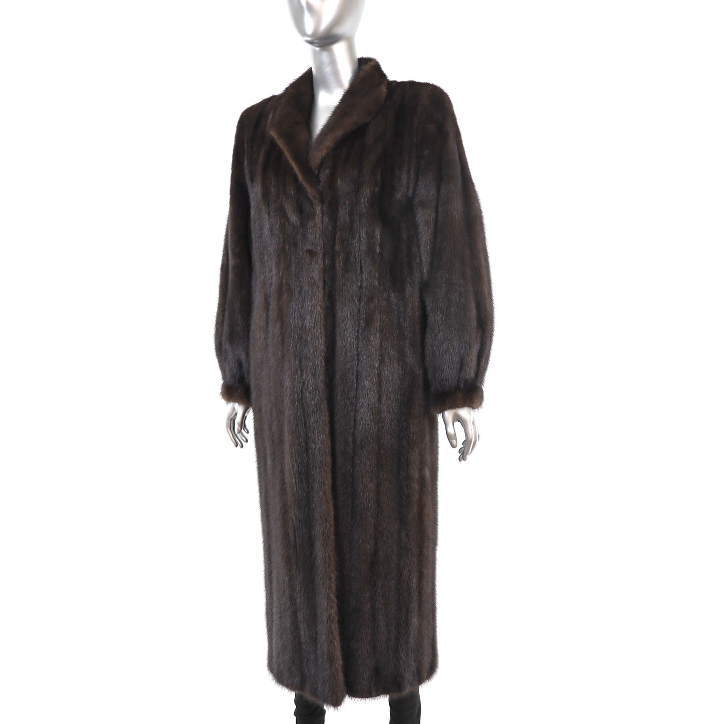 Mahogany Mink Coat- Size M