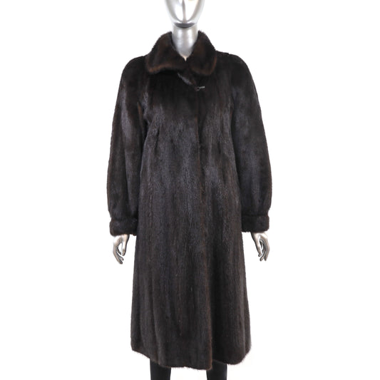 Mahogany Mink Coat- Size S