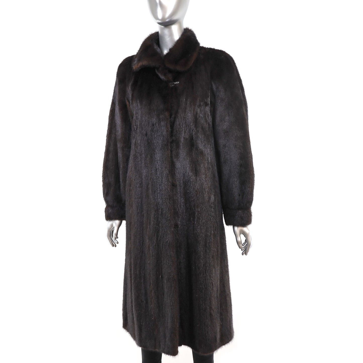 Mahogany Mink Coat- Size S