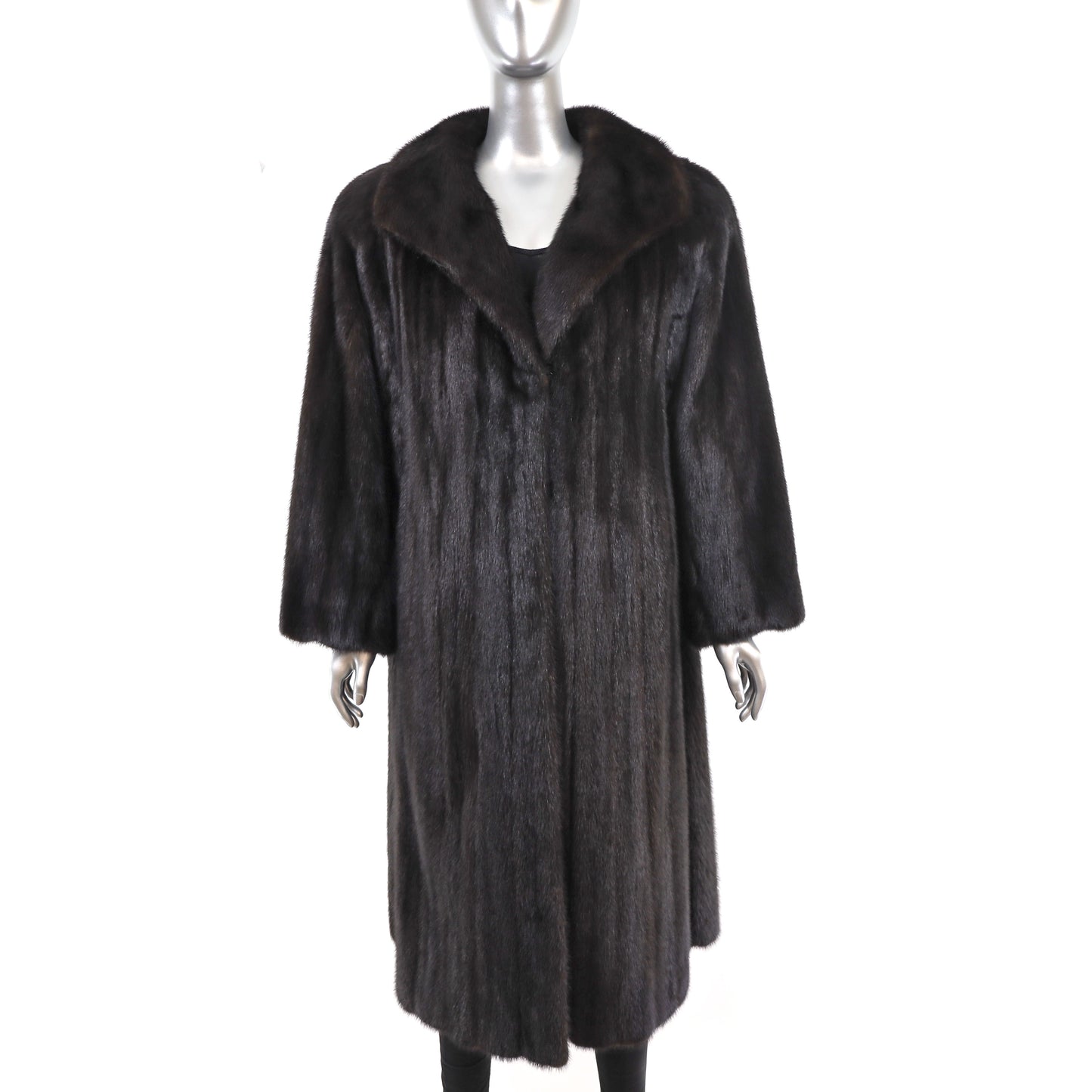 Mahogany Mink Coat- Size XL