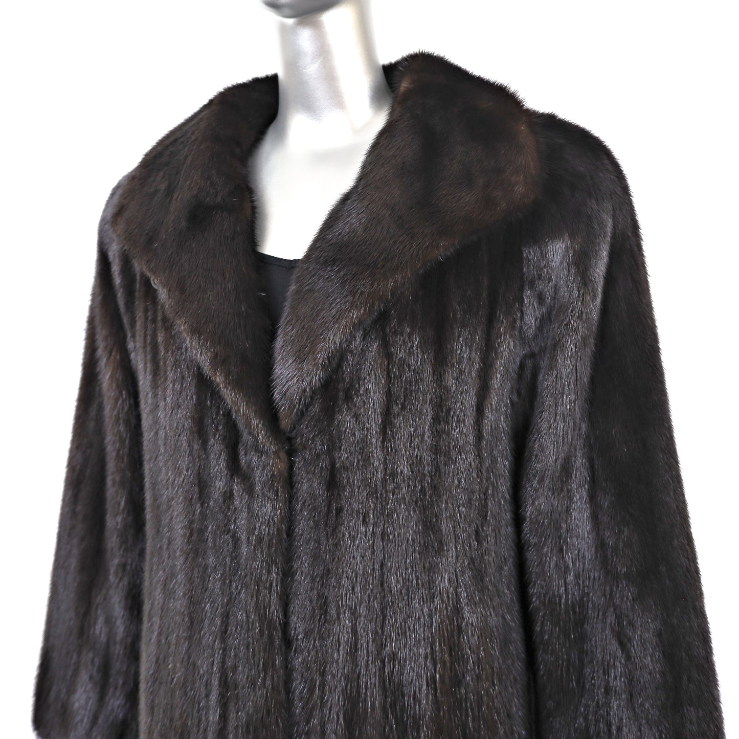 Mahogany Mink Coat- Size XL