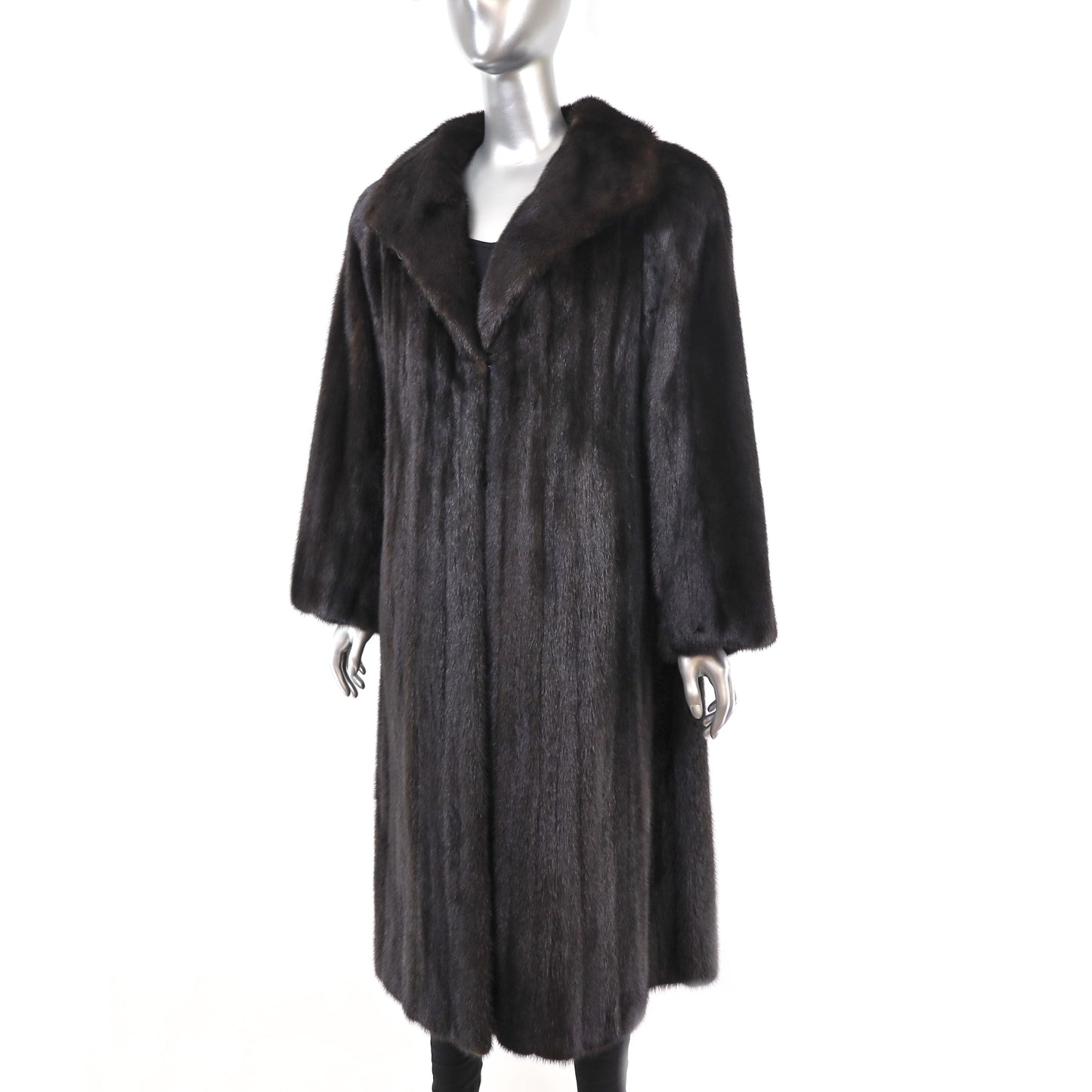 Mahogany Mink Coat- Size XL