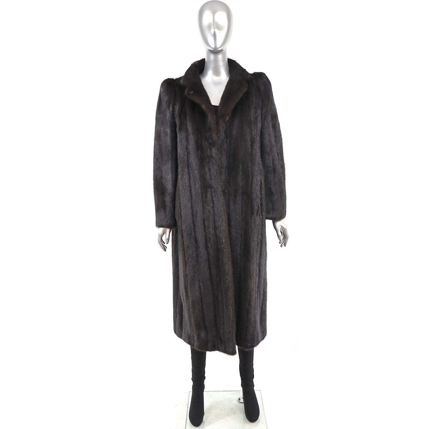 Mahogany Mink Coat- Size M