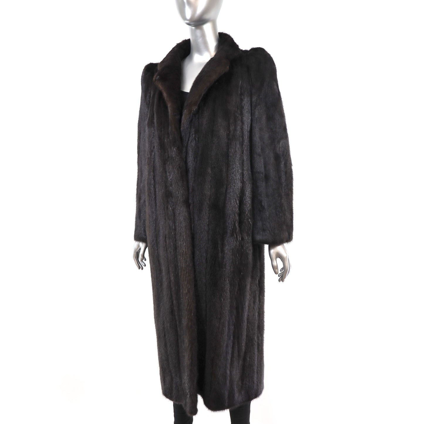 Mahogany Mink Coat- Size M