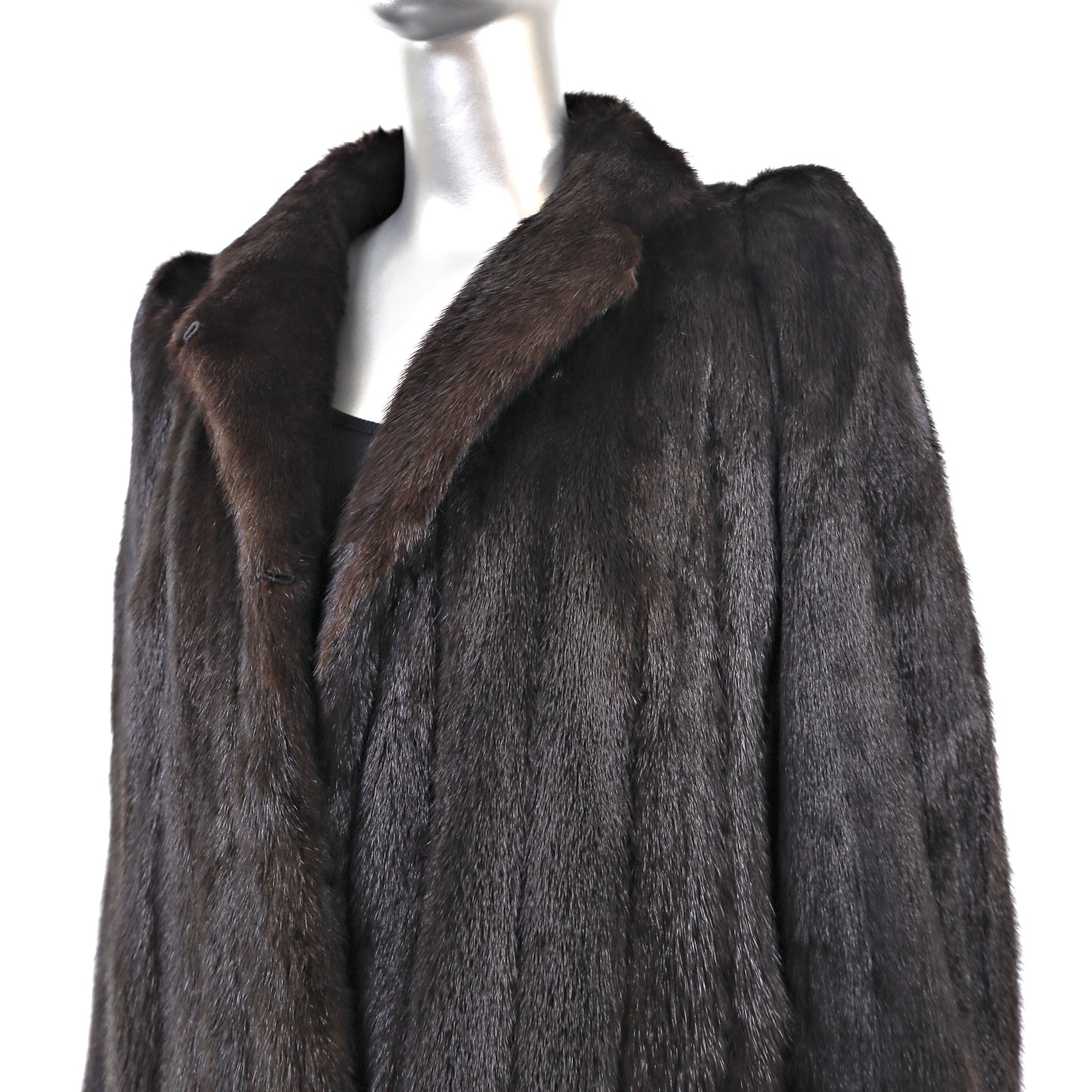 Mahogany Mink Coat- Size M