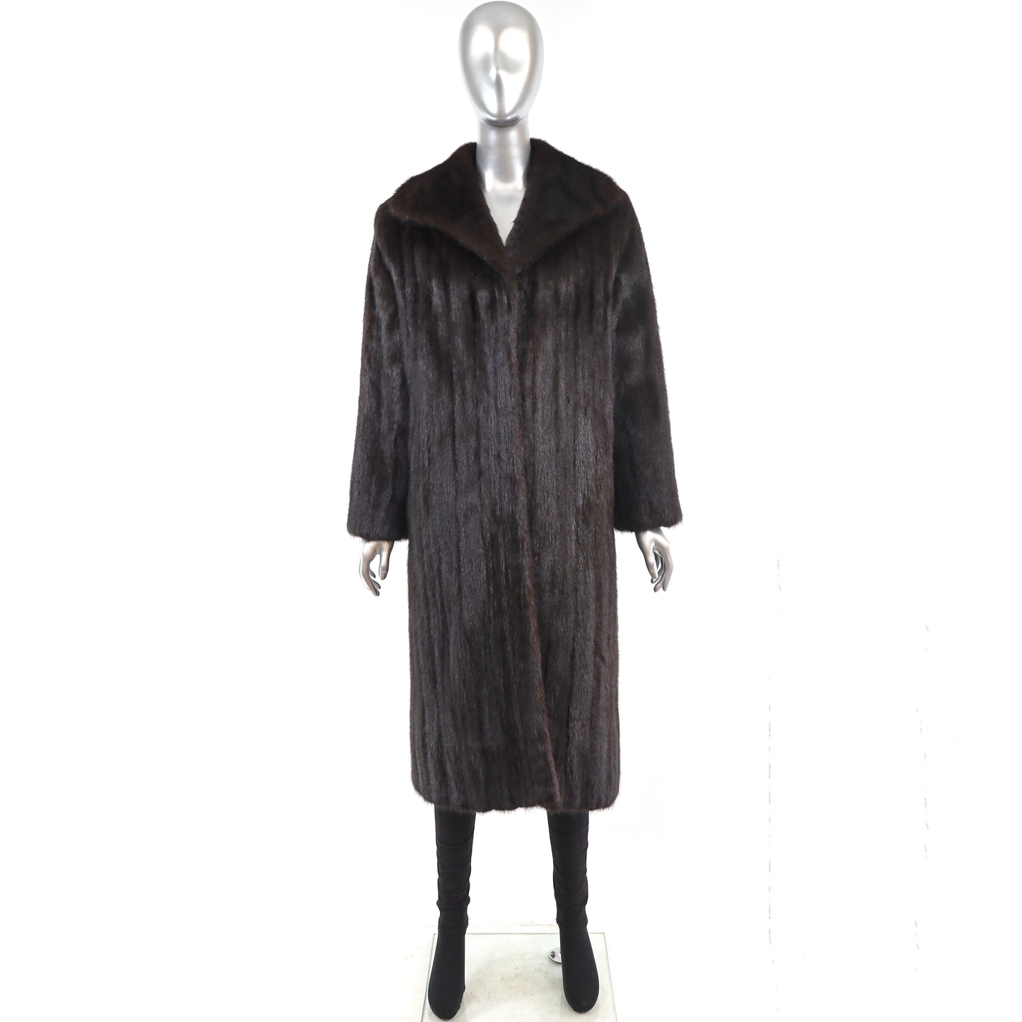 Mahogany Mink Coat- Size S