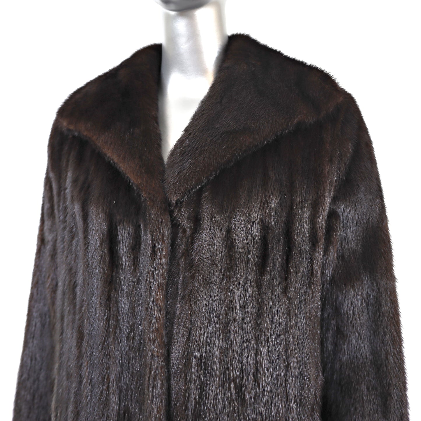 Mahogany Mink Coat- Size S