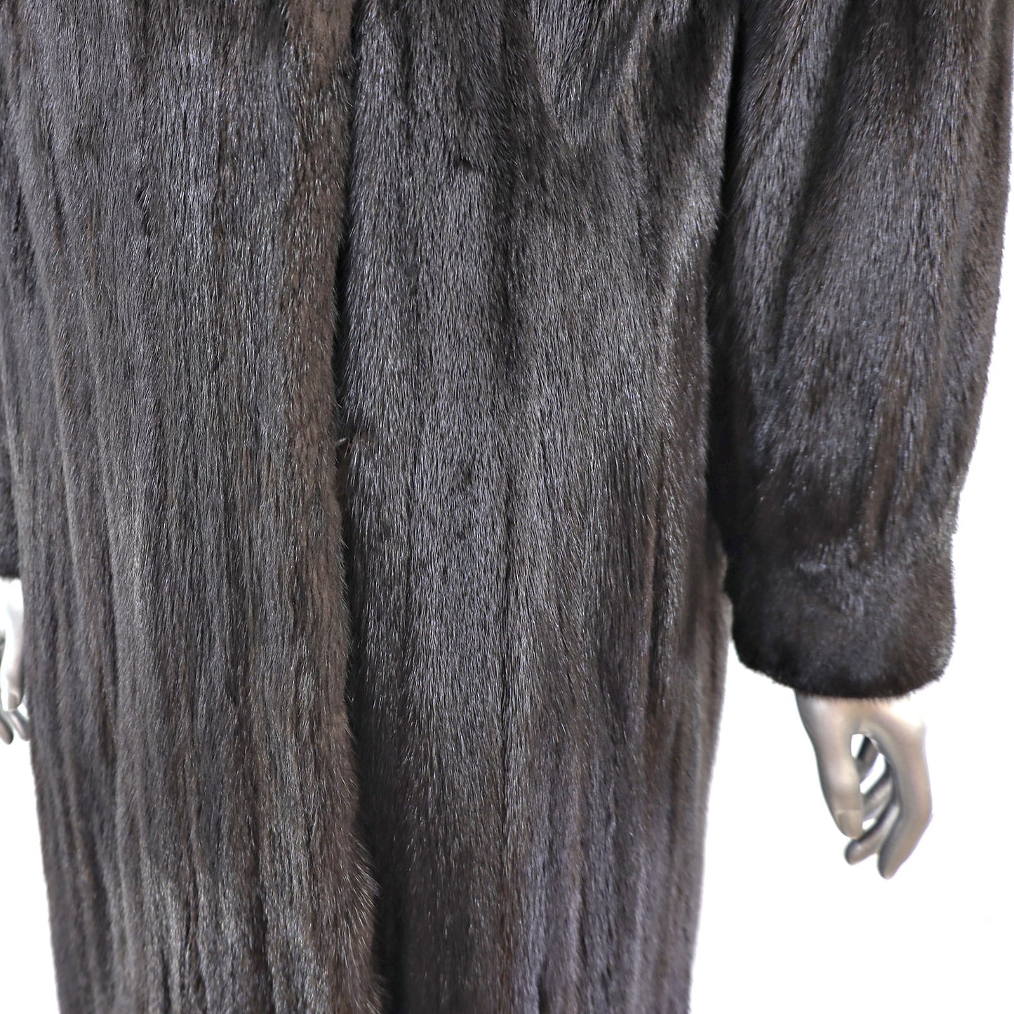 Dark Mahogany Mink Coat- Size XXL