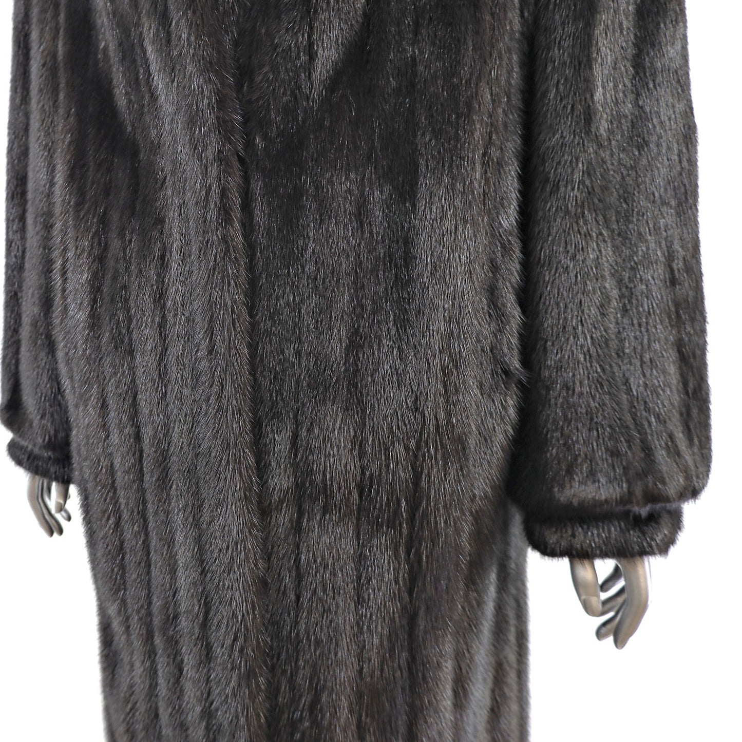 Black Mink Coat- Size L