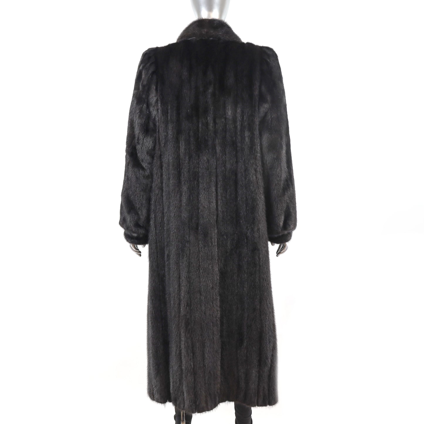 Black Mink Coat- Size L