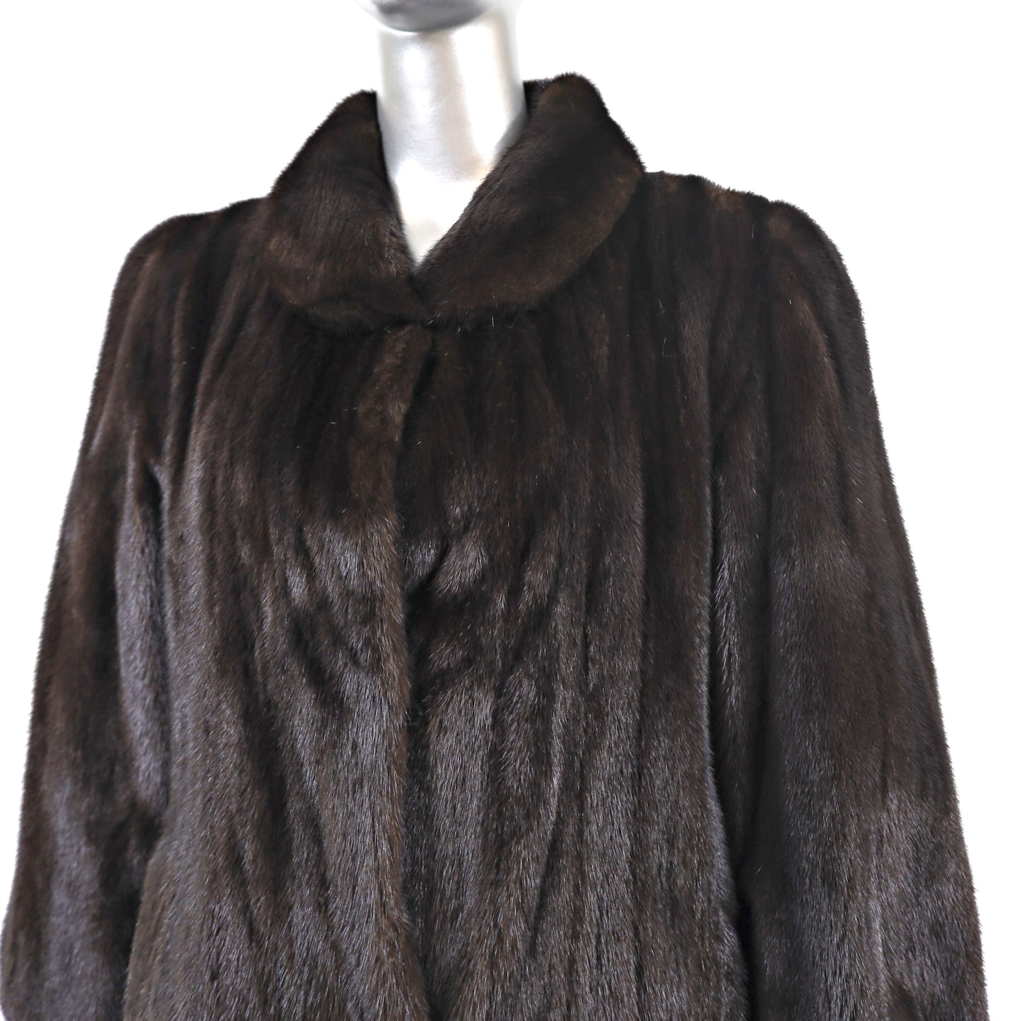 Black Mink Coat- Size M