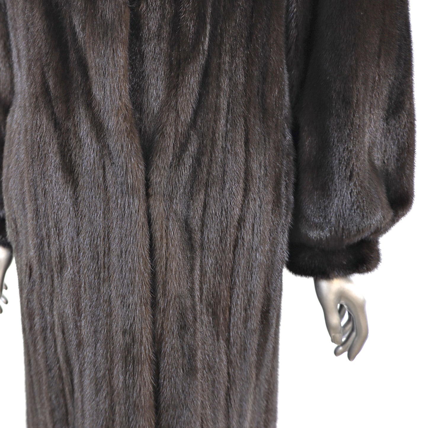 Black Mink Coat- Size M