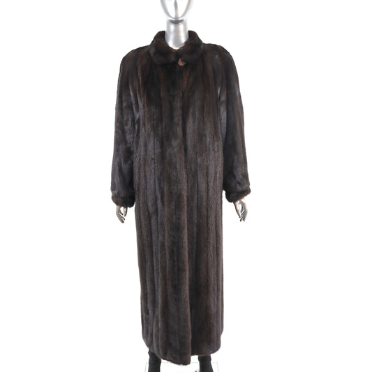 Mahogany Mink Coat- Size S