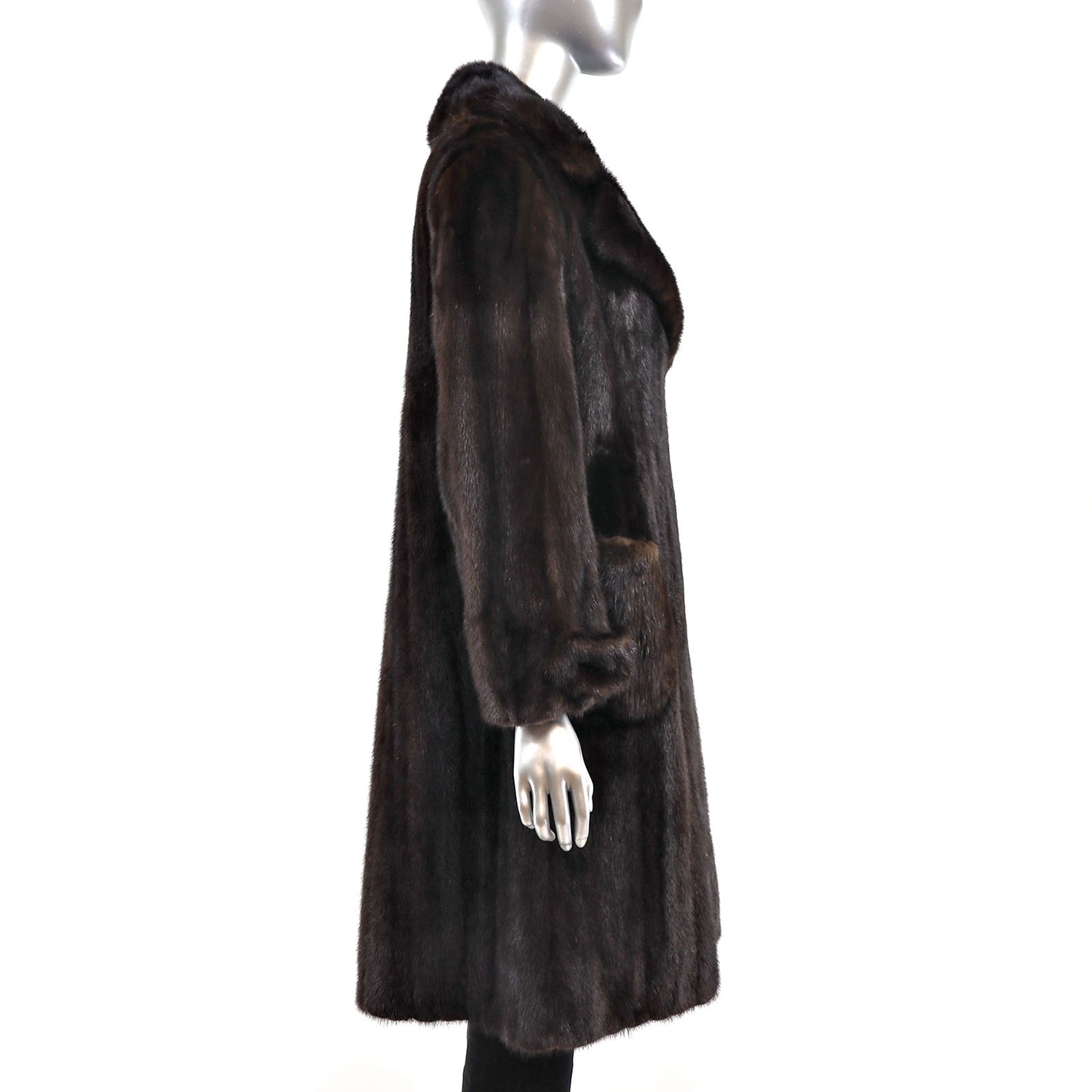 Mahogany Mink Coat- Size S