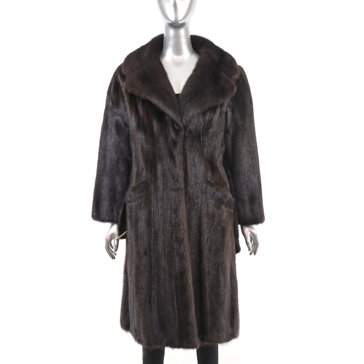 Mahogany Mink Coat- Size S