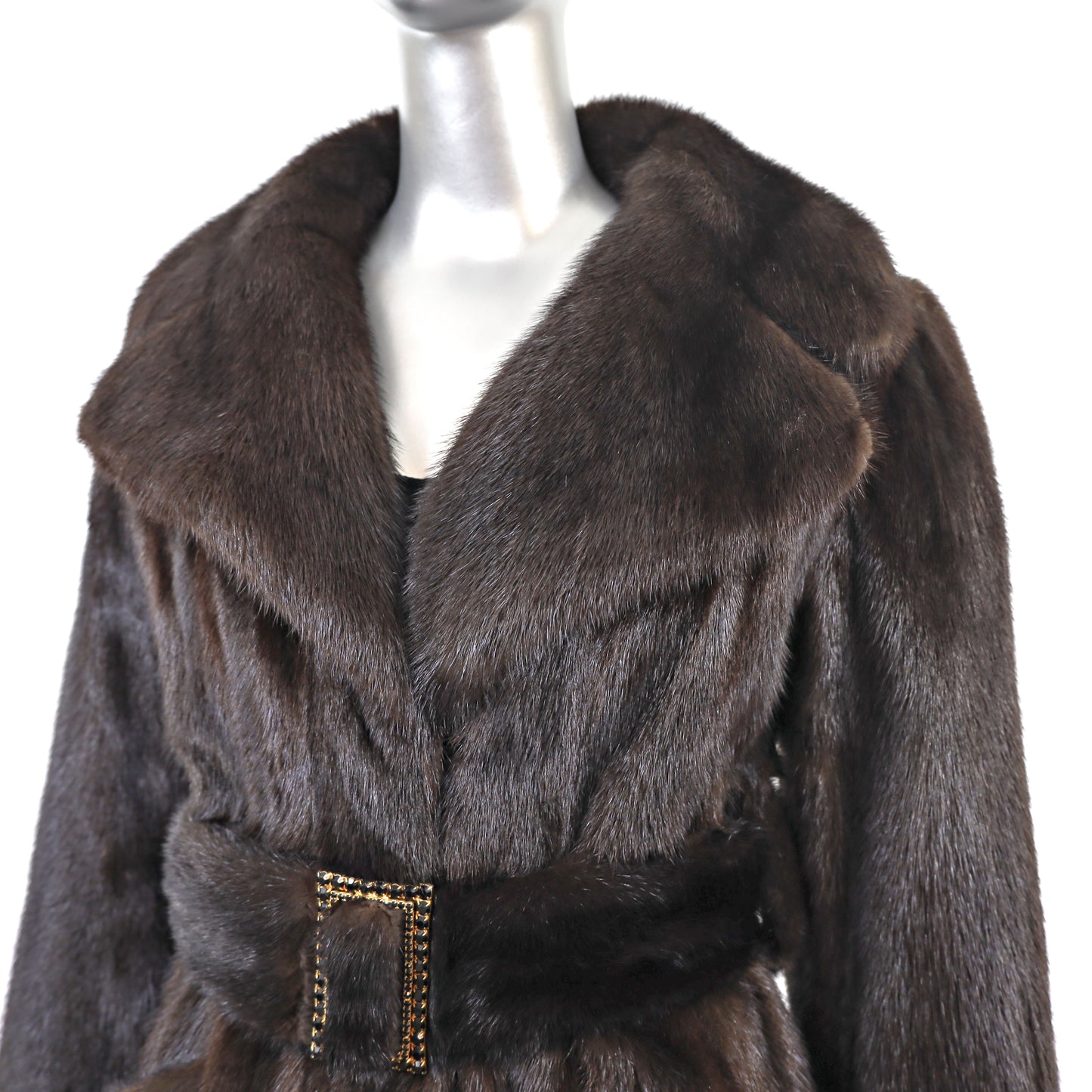 Mahogany Mink Coat- Size S