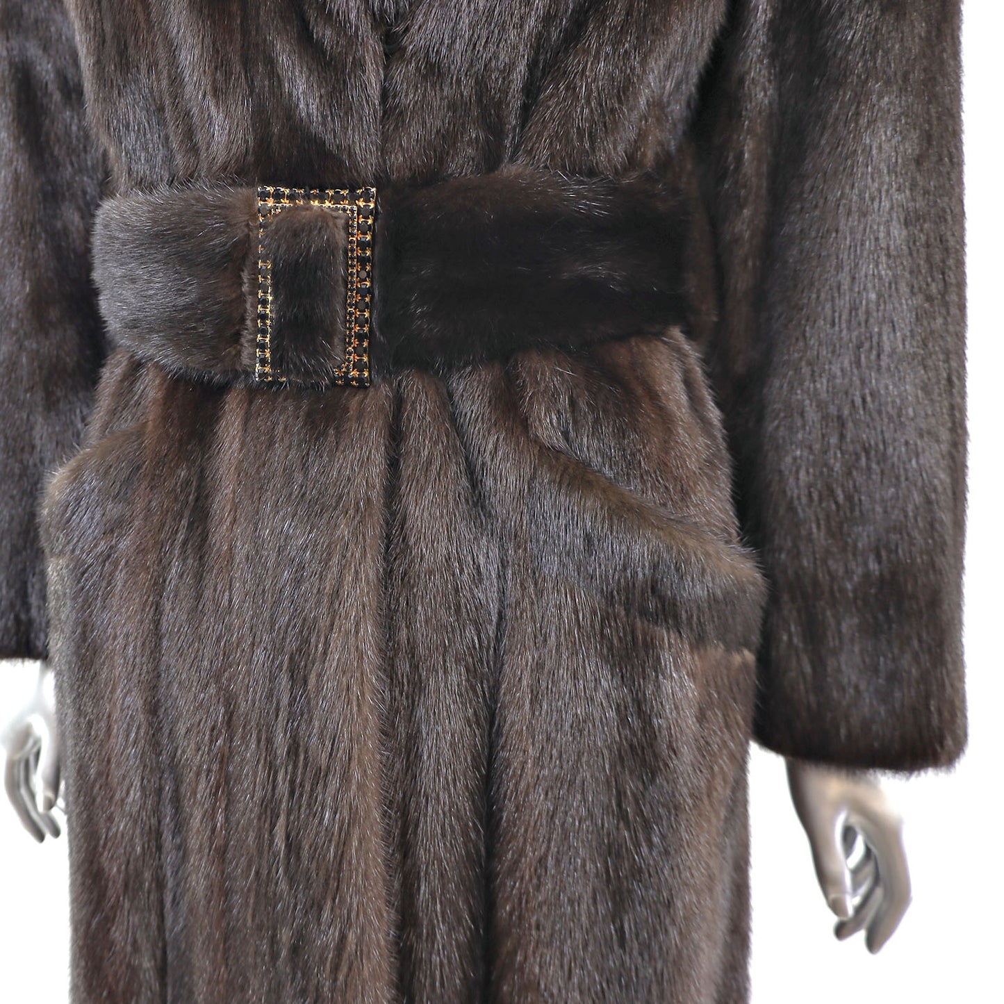 Mahogany Mink Coat- Size S