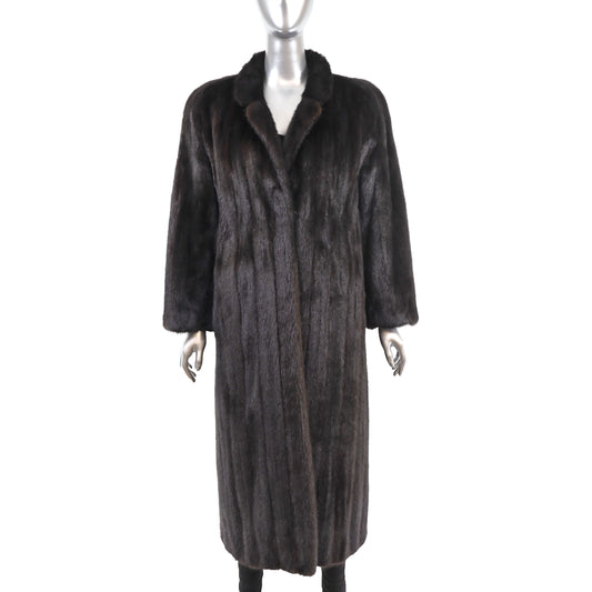 Mahogany Mink Coat- Size M