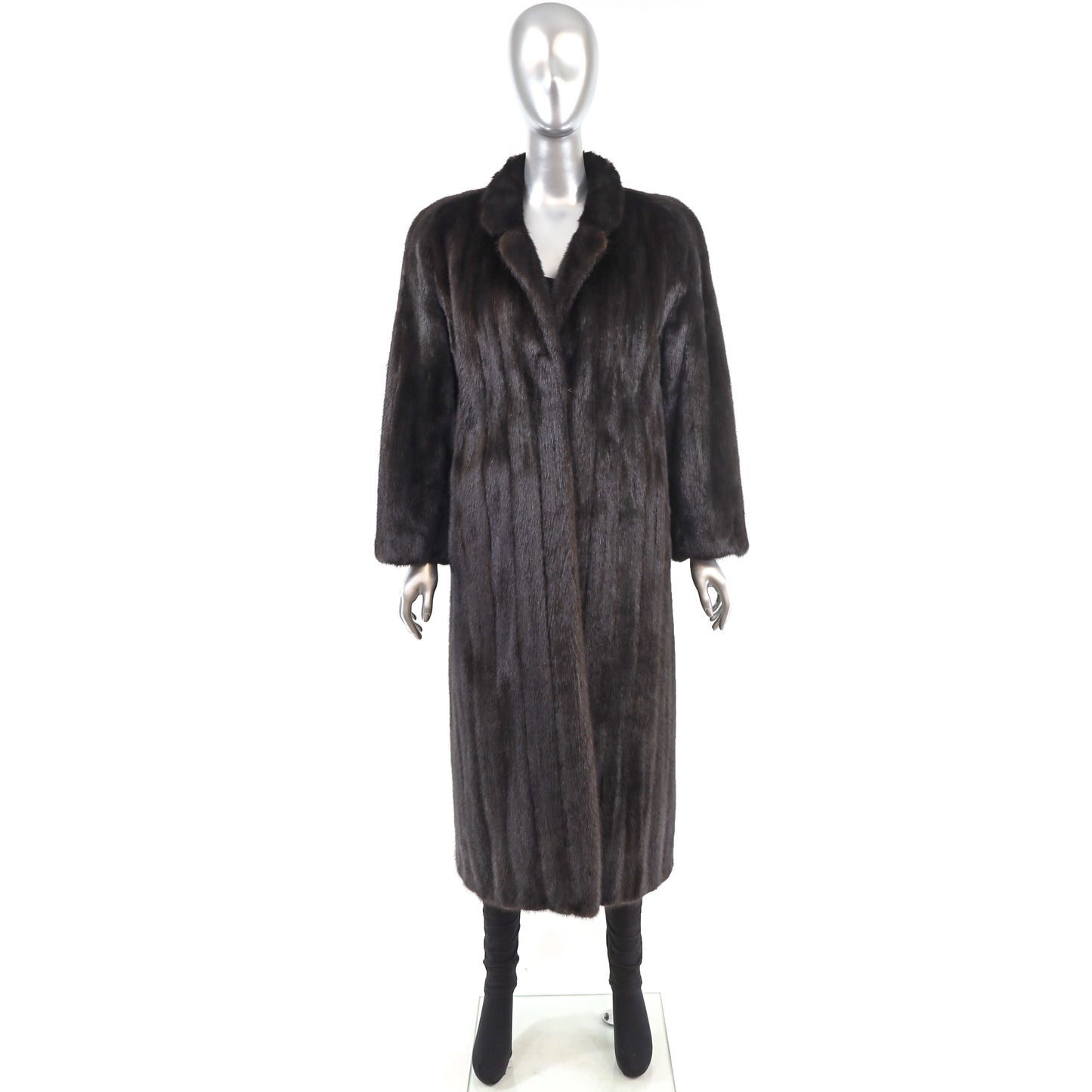 Mahogany Mink Coat- Size M