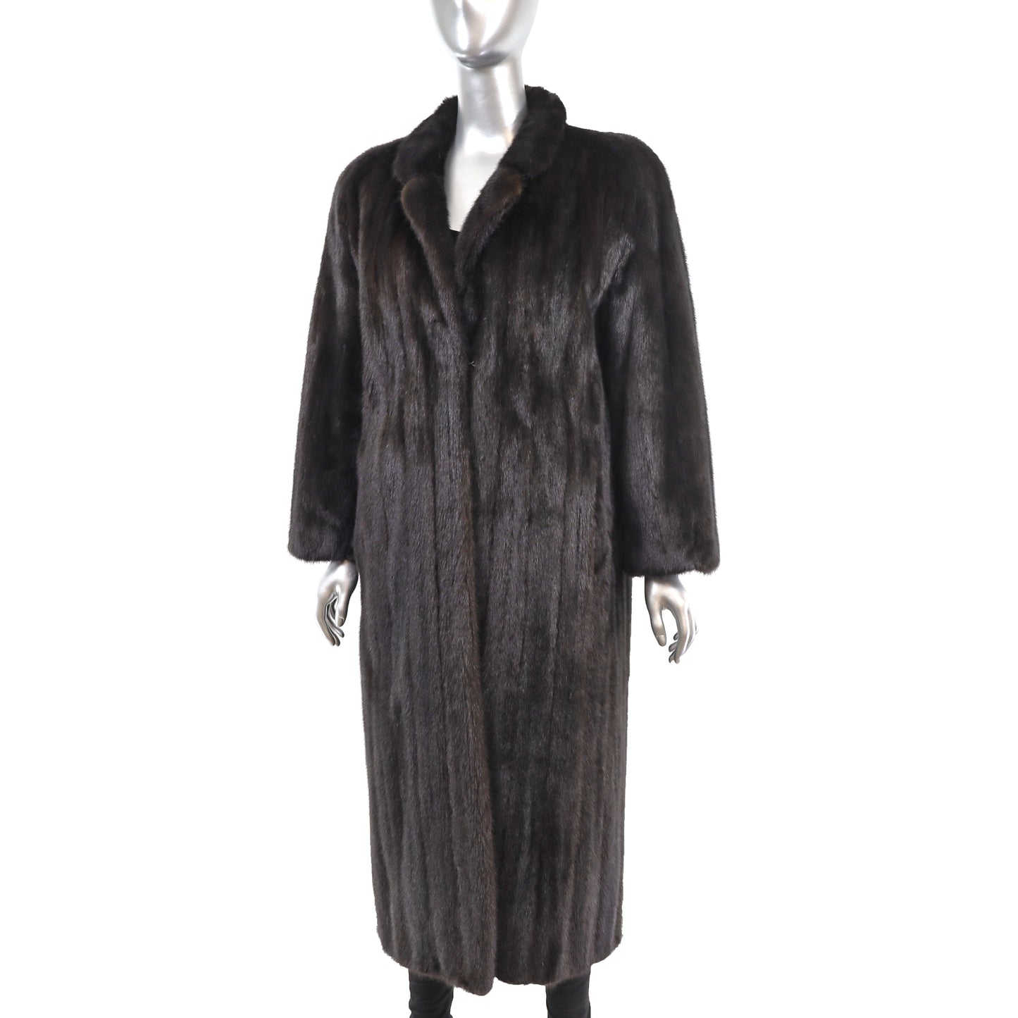 Mahogany Mink Coat- Size M