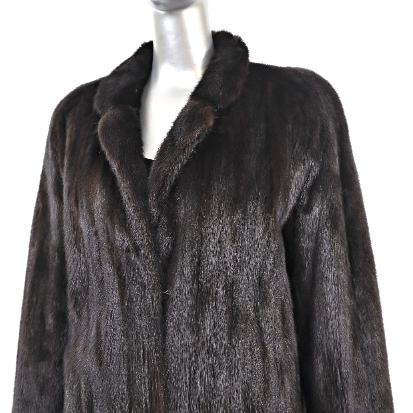 Mahogany Mink Coat- Size M